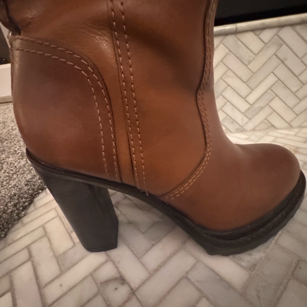 Tory Burch Brown Heeled Boots- 6.5.  Like new! - Picture 11 of 15